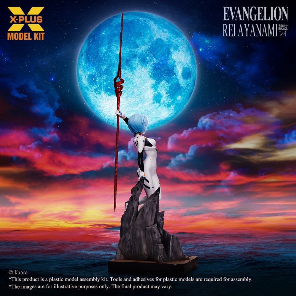 X-Plus Evangelion Rei Ayanami (Reproduction) 1/8 Plastic Model Kit