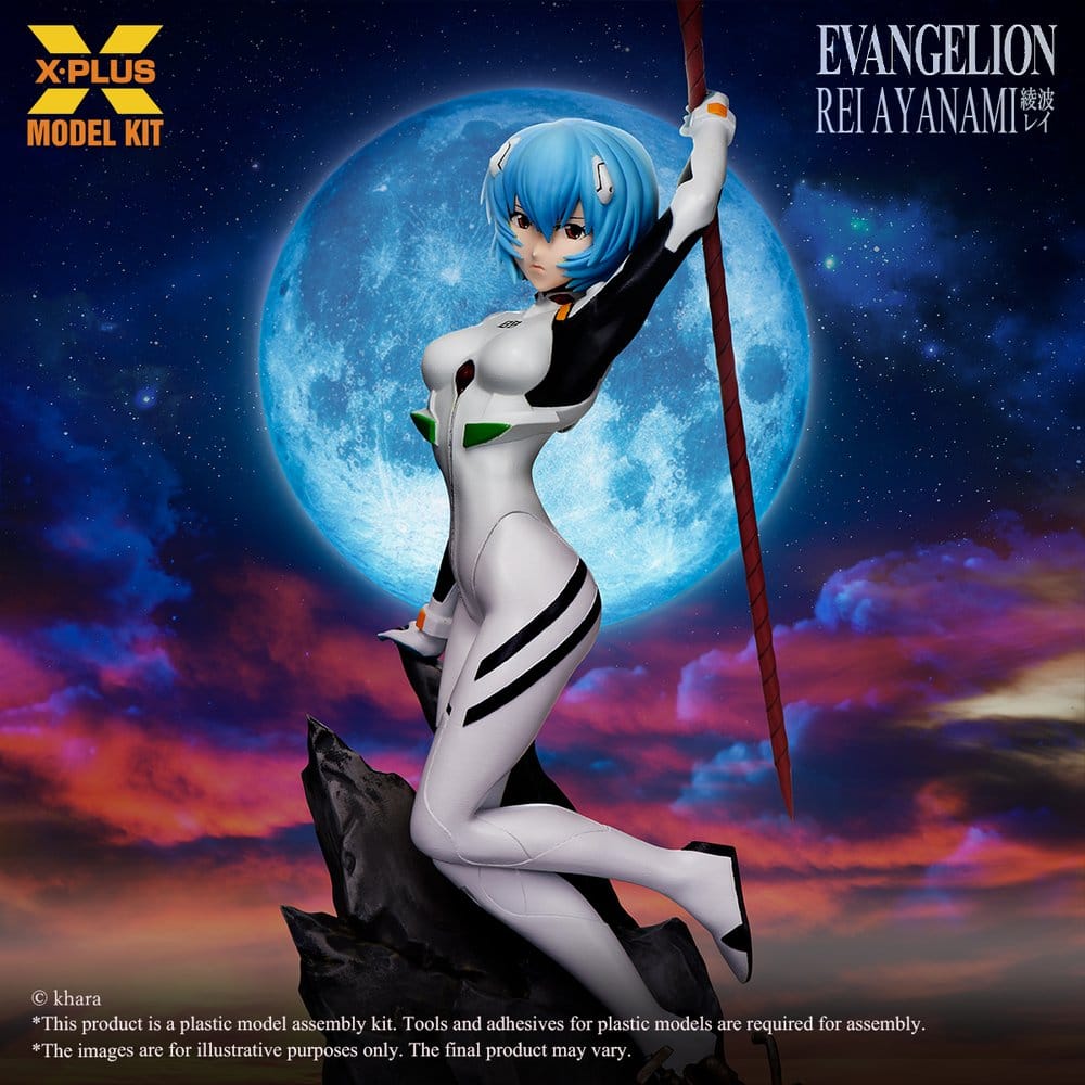 X-Plus Evangelion Rei Ayanami (Reproduction) 1/8 Plastic Model Kit