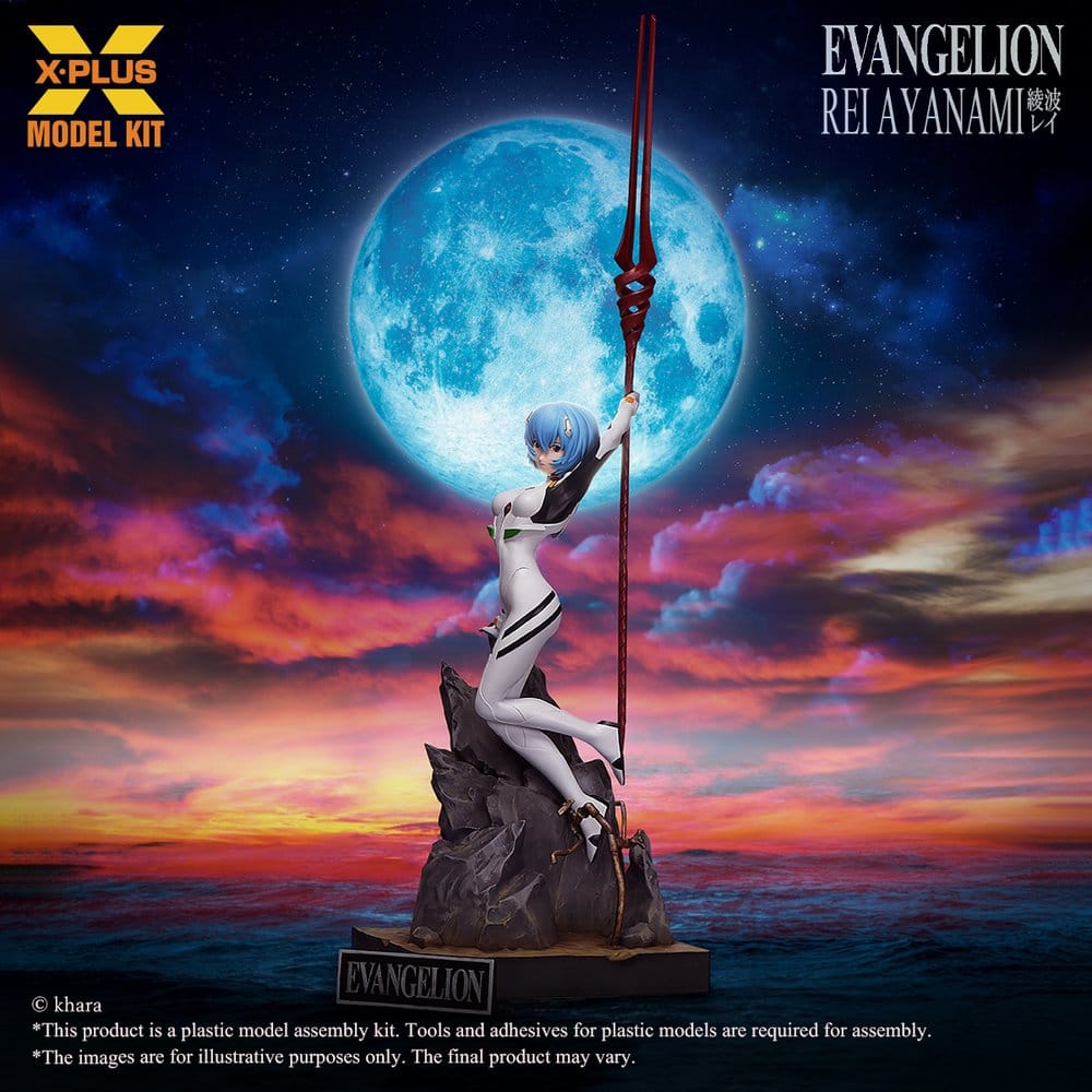 X-Plus Evangelion Rei Ayanami (Reproduction) 1/8 Plastic Model Kit