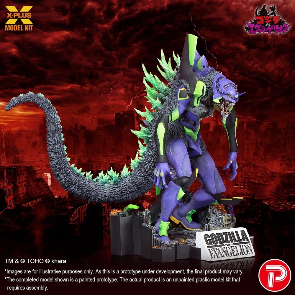 X-Plus Godzilla vs. Evangelion Evangelion Test Type-01 “G” Awakened Form Plastic Model Kit