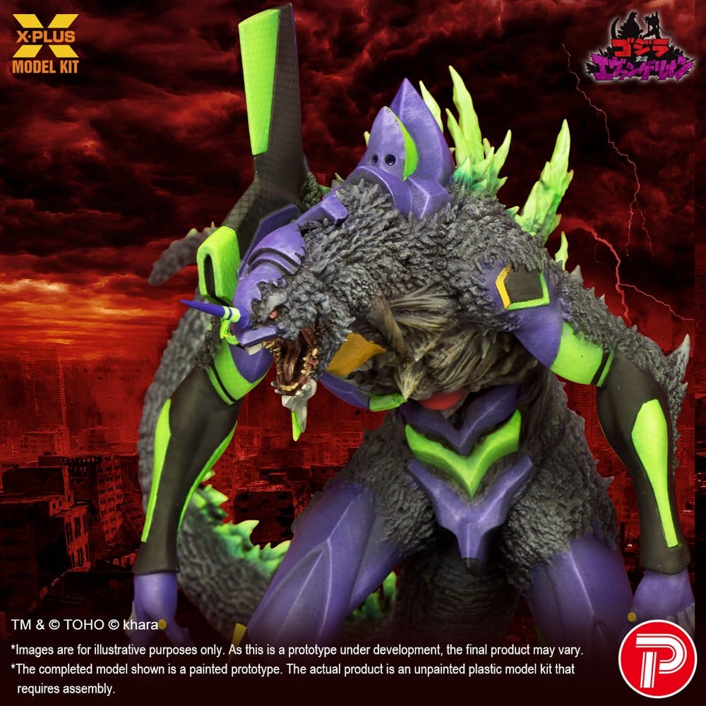 X-Plus Godzilla vs. Evangelion Evangelion Test Type-01 “G” Awakened Form Plastic Model Kit