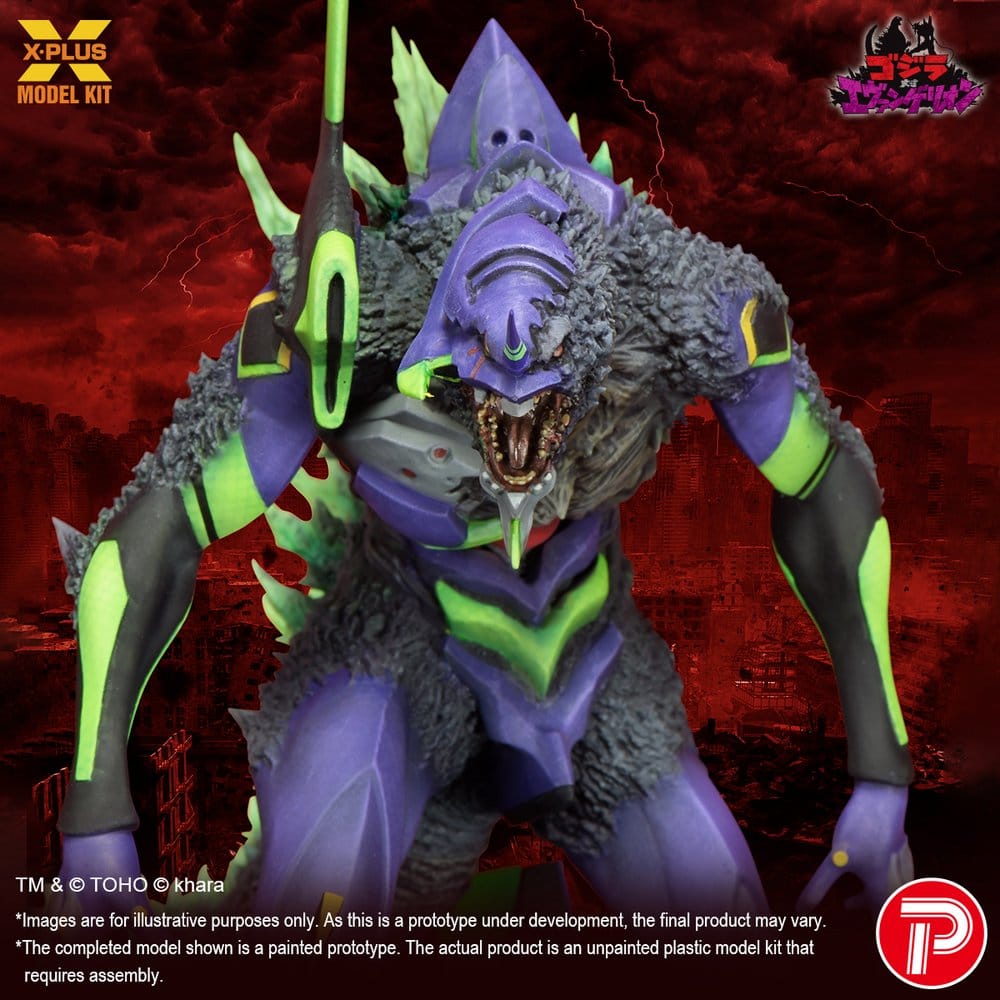 X-Plus Godzilla vs. Evangelion Evangelion Test Type-01 “G” Awakened Form Plastic Model Kit