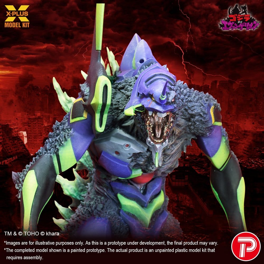 X-Plus Godzilla vs. Evangelion Evangelion Test Type-01 “G” Awakened Form Plastic Model Kit
