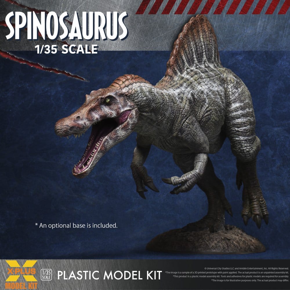X-Plus Jurassic Park III Spinosaurus (Reproduction) 1/35 Plastic Model Kit