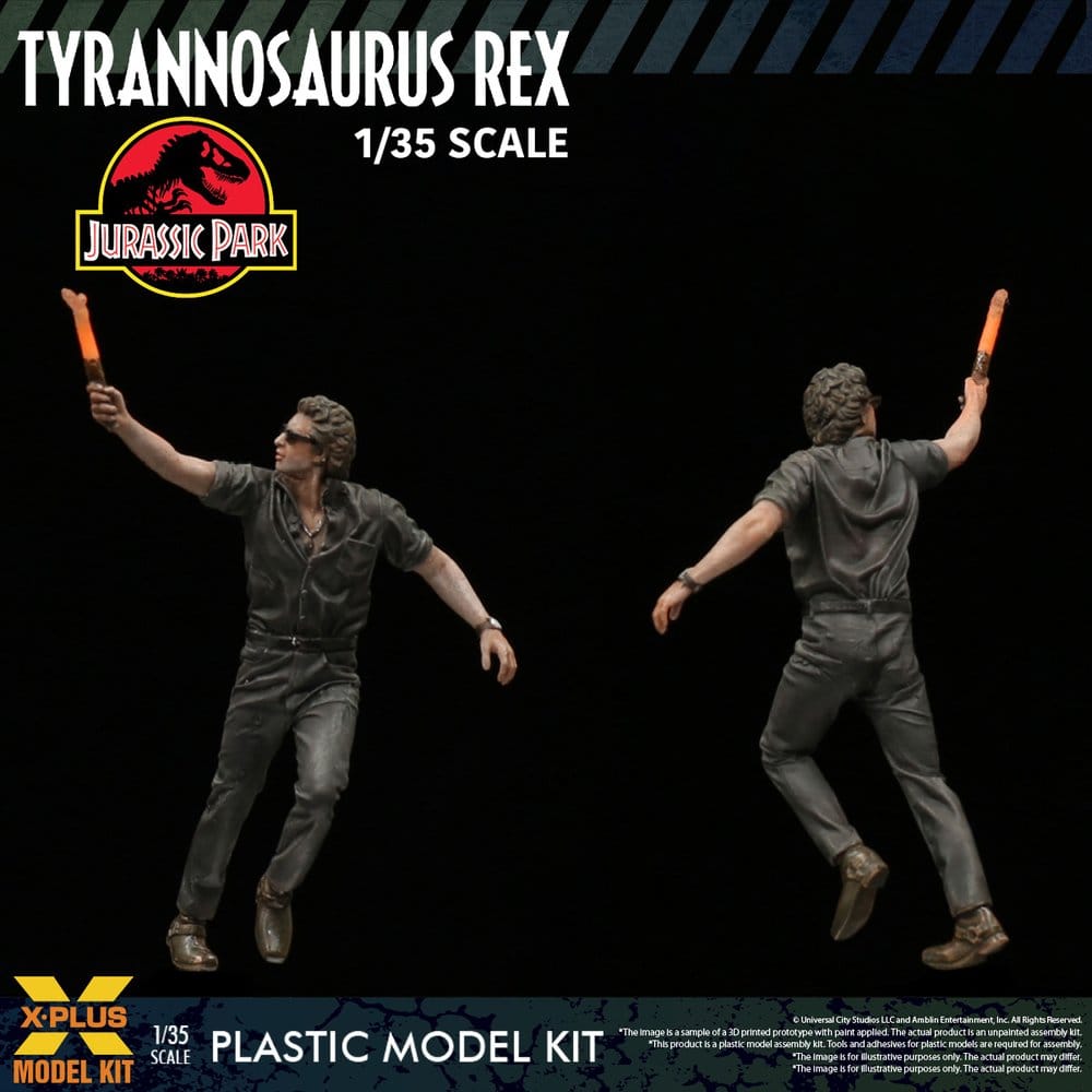 X-Plus Jurassic Park Tyrannosaurus Rex 1/35 Plastic Model Kit
