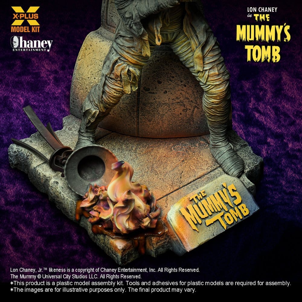 X-Plus Universal Monsters Lon Chaney Jr. as Mummy (Repro) 1/8 Plastic Model Kit