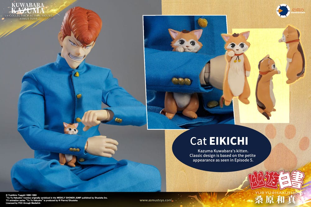 Yu Yu Hakusho Kazuma Kuwabara 1/6 Actionfigur
