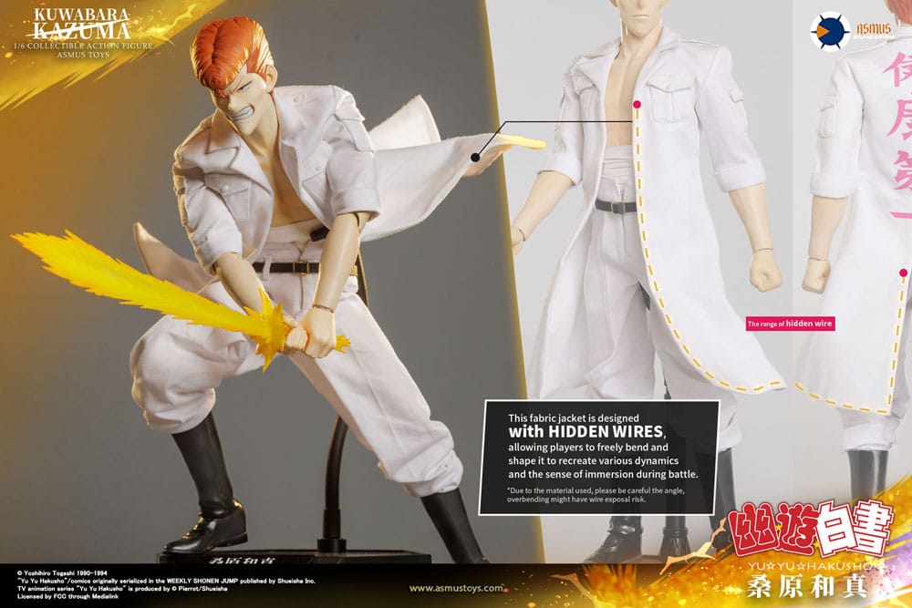 Yu Yu Hakusho Kazuma Kuwabara 1/6 Actionfigur