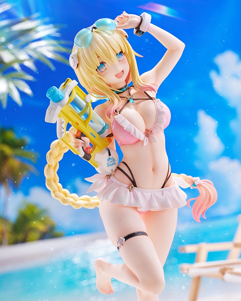 Phantasy Star Online Es Akhtal Summer Vacation 1/7 Statue