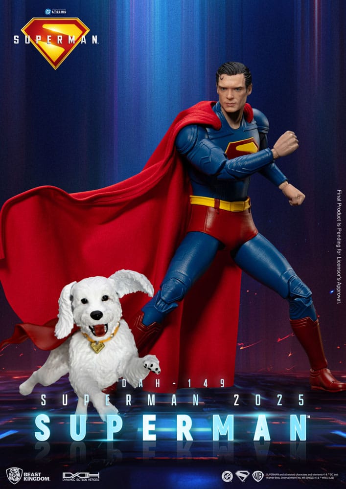 Superman (2025) Superman & Krypto Actionfigur