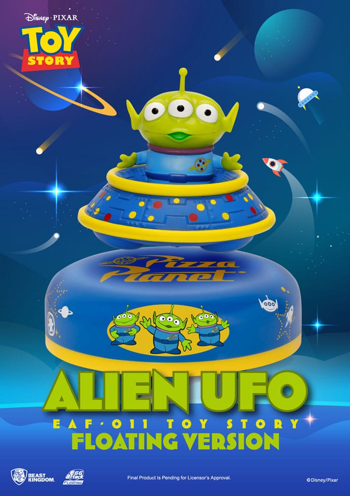 Toy Story Egg Attack Alien UFO Schwebe-Modell