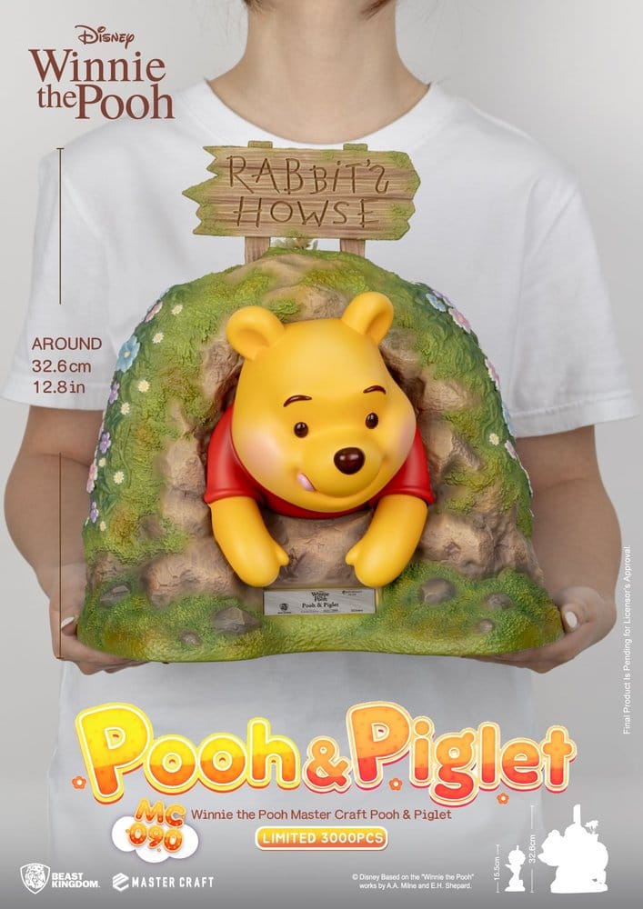 Disney Master Craft Winnie Puuh & Ferkel Statue