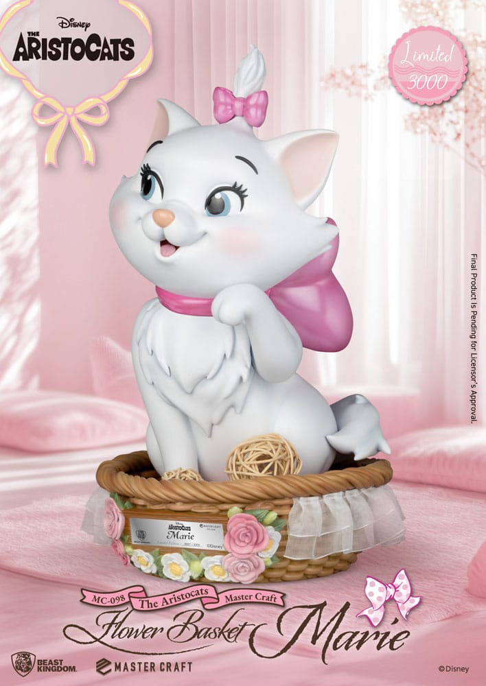 Aristocats Marie Flower Basket Master Craft Statue