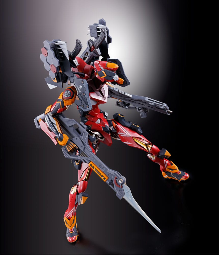 Neon Genesis Evangelion Metal Build Eva Production Model-02 30th with the Spear of Cassius Diecast Actionfigur