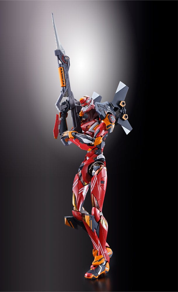 Neon Genesis Evangelion Metal Build Eva Production Model-02 30th with the Spear of Cassius Diecast Actionfigur