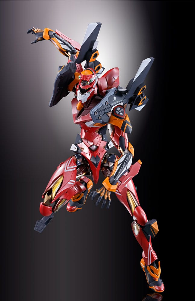 Neon Genesis Evangelion Metal Build Eva Production Model-02 30th with the Spear of Cassius Diecast Actionfigur
