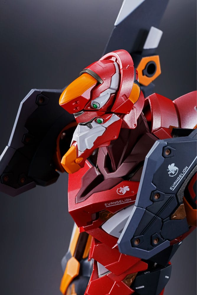 Neon Genesis Evangelion Metal Build Eva Production Model-02 30th with the Spear of Cassius Diecast Actionfigur