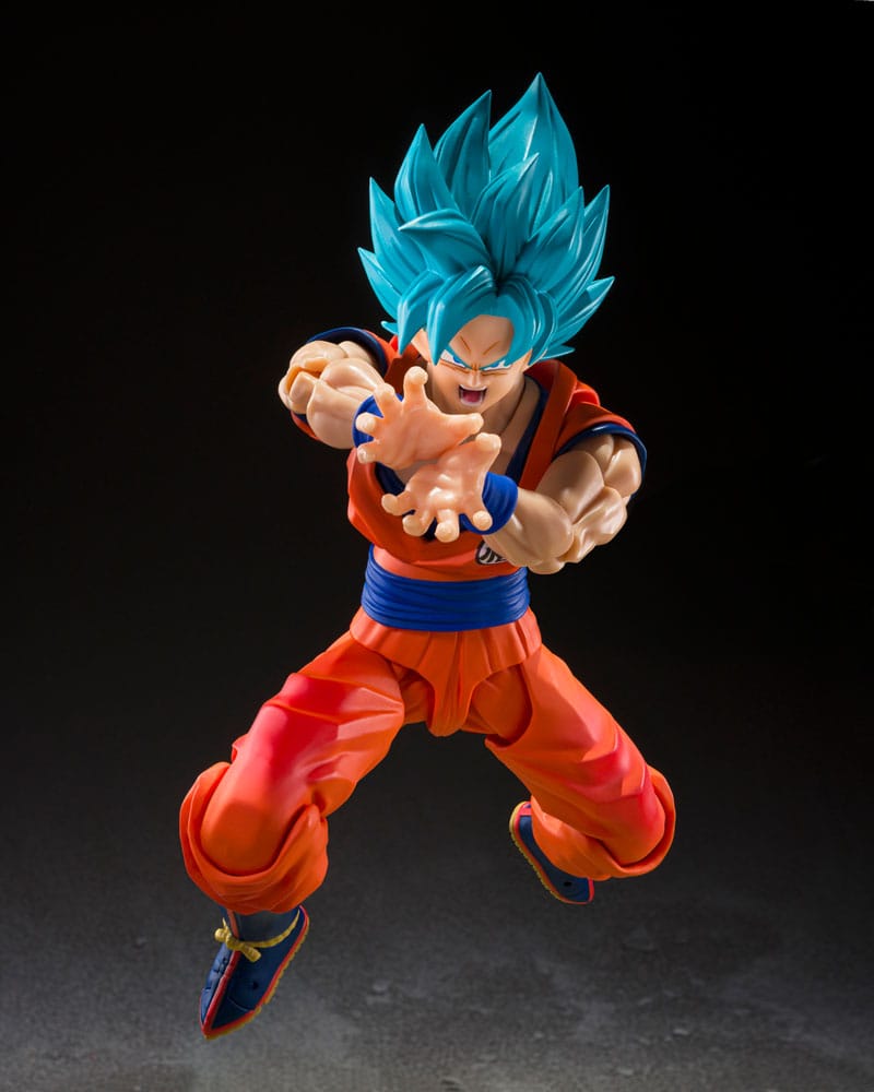 Dragon Ball Super Super Saiyan God Super Son Guko S.H.Figuarts (Blue power transcending Limits) Actionfigur