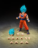 Dragon Ball Super Super Saiyan God Super Son Guko S.H.Figuarts (Blue power transcending Limits) Actionfigur