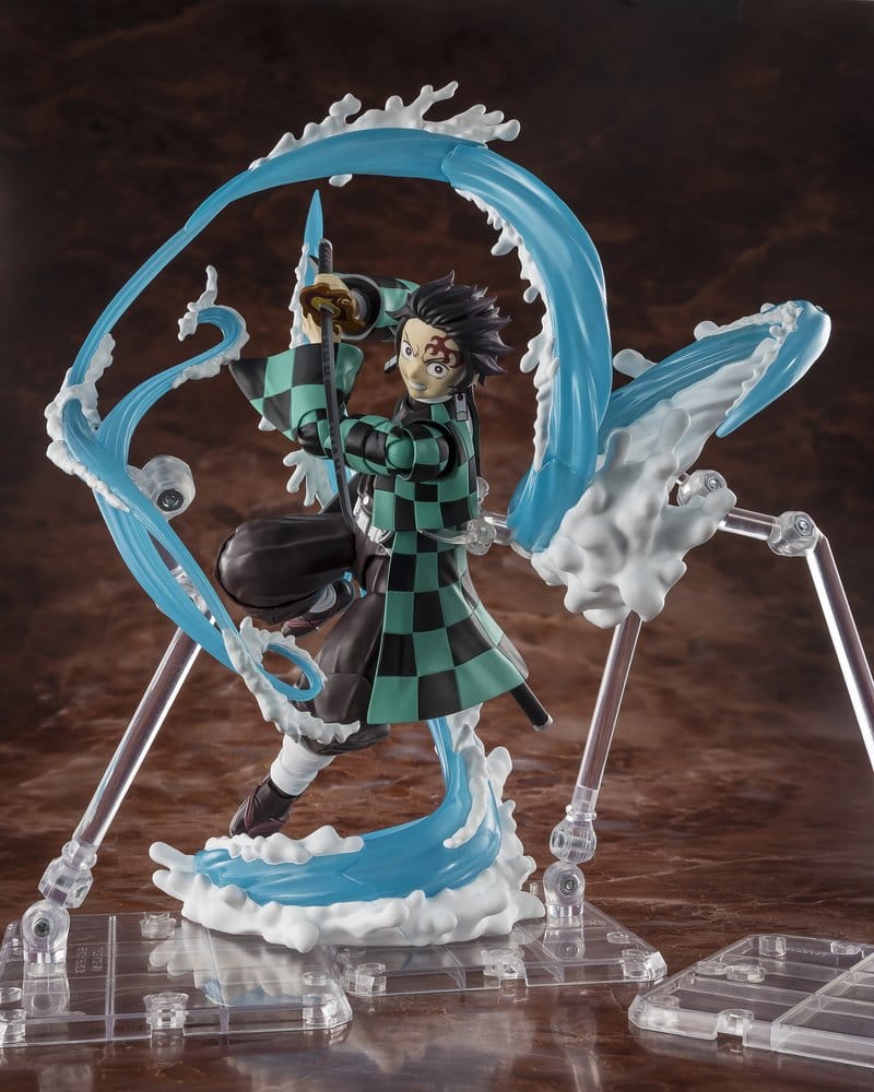 Demon Slayer Kimetsu no Yaiba Tanjiro Kamado & Giyu Tomioka Water Breathing Option Parts S.H. Figuarts Zubehör-Set
