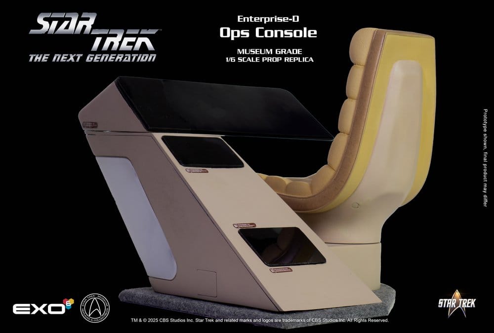 Star Trek The Next Generation Enterprise-D Bridge Consoles Set 1/6 Replik