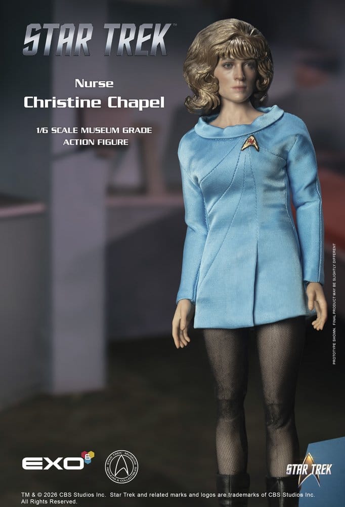 Raumschiff Enterprise Nurse Christine Chapel Museum Grade 1/6 Actionfigur