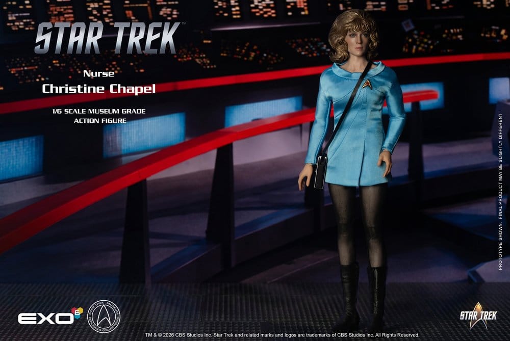 Raumschiff Enterprise Nurse Christine Chapel Museum Grade 1/6 Actionfigur