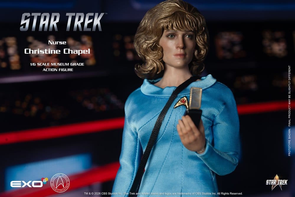Raumschiff Enterprise Nurse Christine Chapel Museum Grade 1/6 Actionfigur