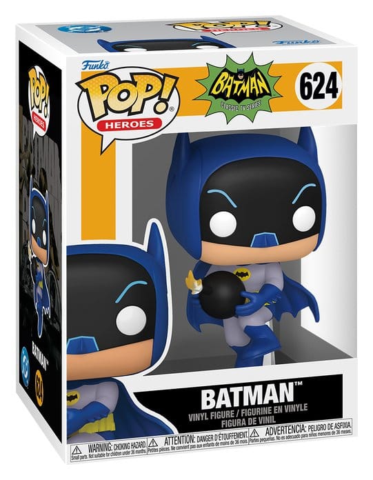 Batman 66 Batman with Bomb POP! Heroes Vinyl Figur