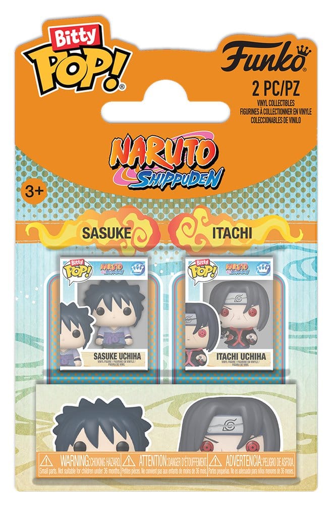 Naruto 2er-Pack Sasuke & Itachi Bitty POP! Vinyl Figuren
