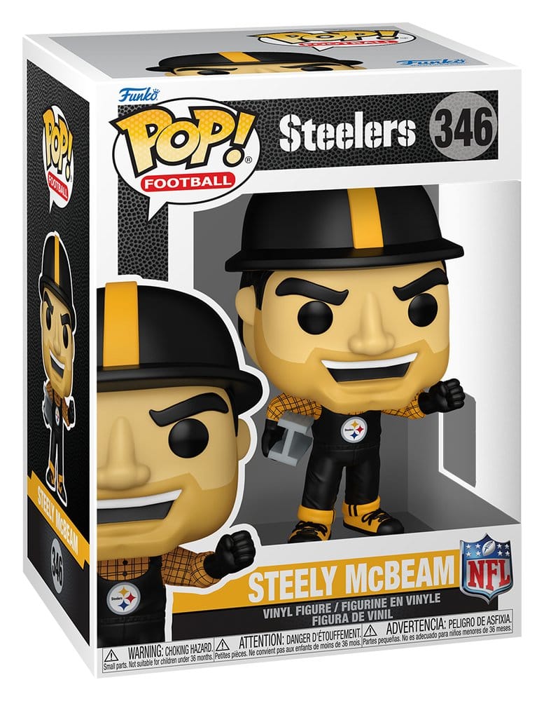 NFL Mascots Steelers- Steely McBeam POP! Vinyl Figur