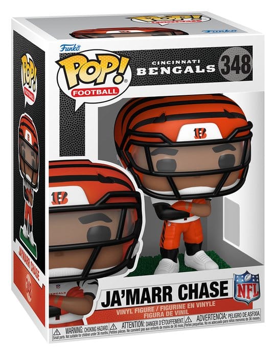 NFL Bengals- Ja'Marr Chase (clear visor) POP! Vinyl Figur