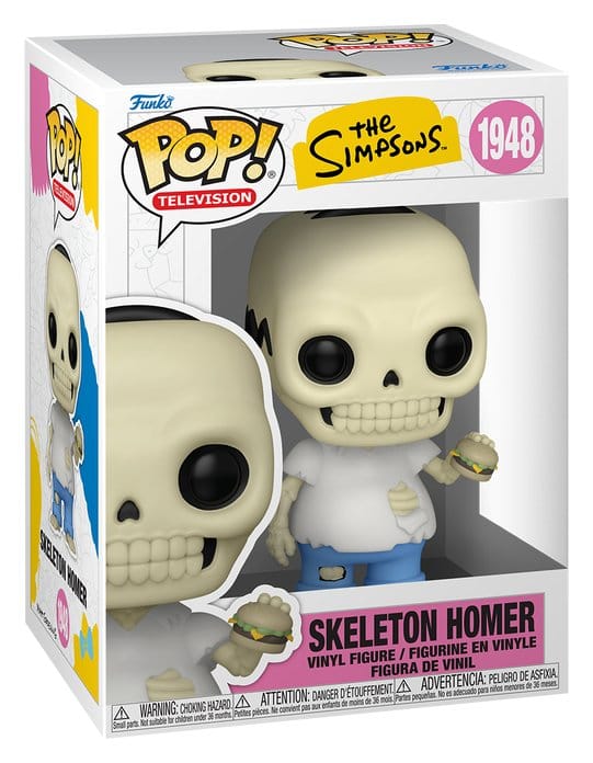 Die Simpsons Skeleton Homer POP! Animation Vinyl Figur