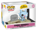 Die Simpsons Zombie Snowball POP! Deluxe Vinyl Figur