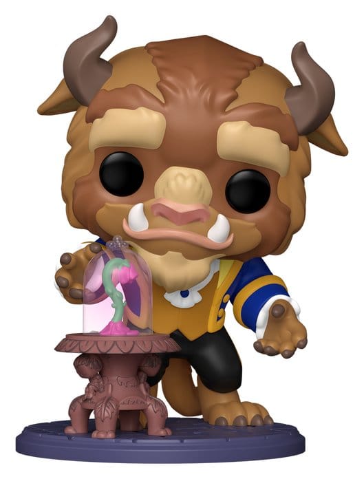 Die Schöne und das Biest Beast with Enchanted Rose POP! Premium Vinyl Figur