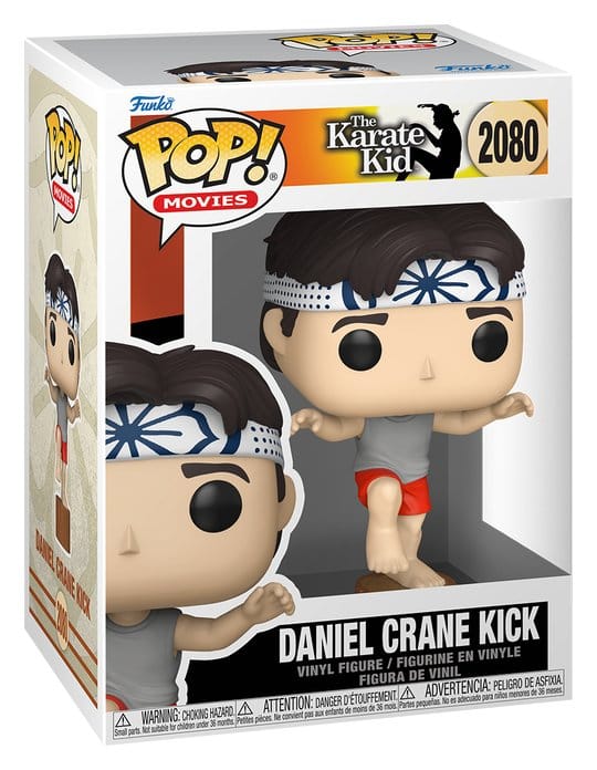 Karate Kid Daniel Crane Kick POP! Movies Vinyl Figur