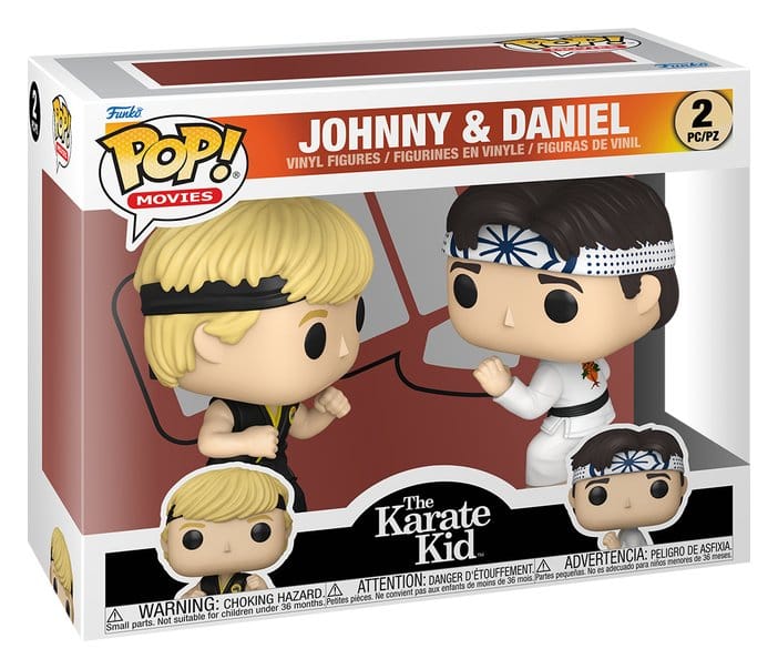 Karate Kid 2er-Pack Johnny & Daniel POP! Movies Vinyl Figuren