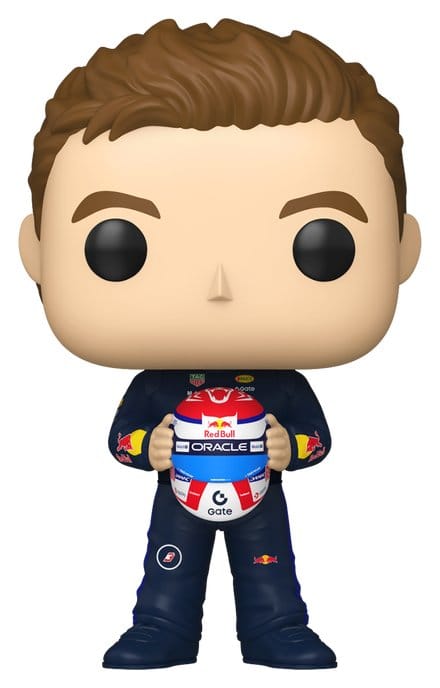 Formula One Verstappen (Holding Helmet) POP! Racing Vinyl Figur