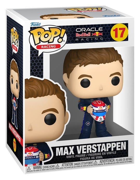 Formula One Verstappen (Holding Helmet) POP! Racing Vinyl Figur