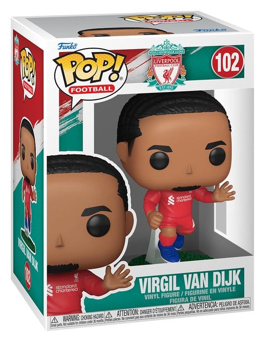 FC Liverpool Virgil Van Dijk POP! Football Vinyl Figur