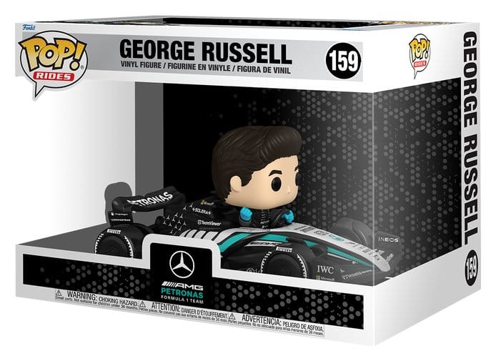 Formel 1 Mercedes Benz - George Russell POP! Rides Super Deluxe Vinyl Figur