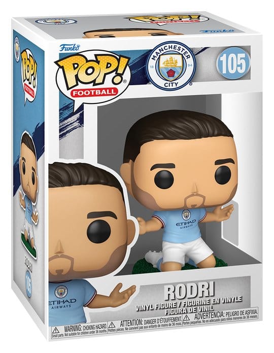Manchester City Rodri POP! Football Vinyl Figur