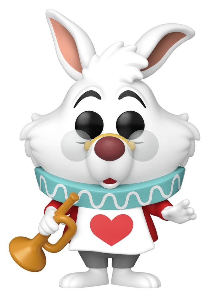 Alice im Wunderland White Rabbit with Horn POP! Vinyl Figur