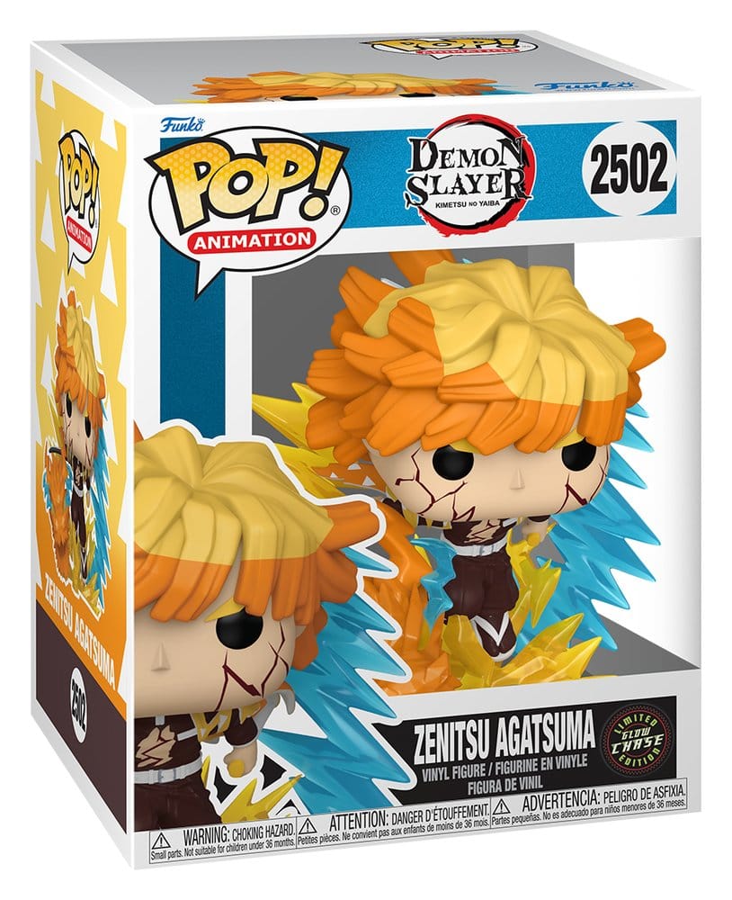 Demon Slayer Kimetsu no Yaiba Zenitsu with Chase (Glow) Sortiment (3) POP! Premium Vinyl Figur