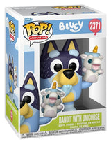 Bluey Bandit w/Unicourse POP! Animation Vinyl Figur