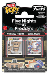 Five Nights at Freddy's 2er-Pack Withered Freddy & Sun & Moon Bitty POP! Vinyl Figuren