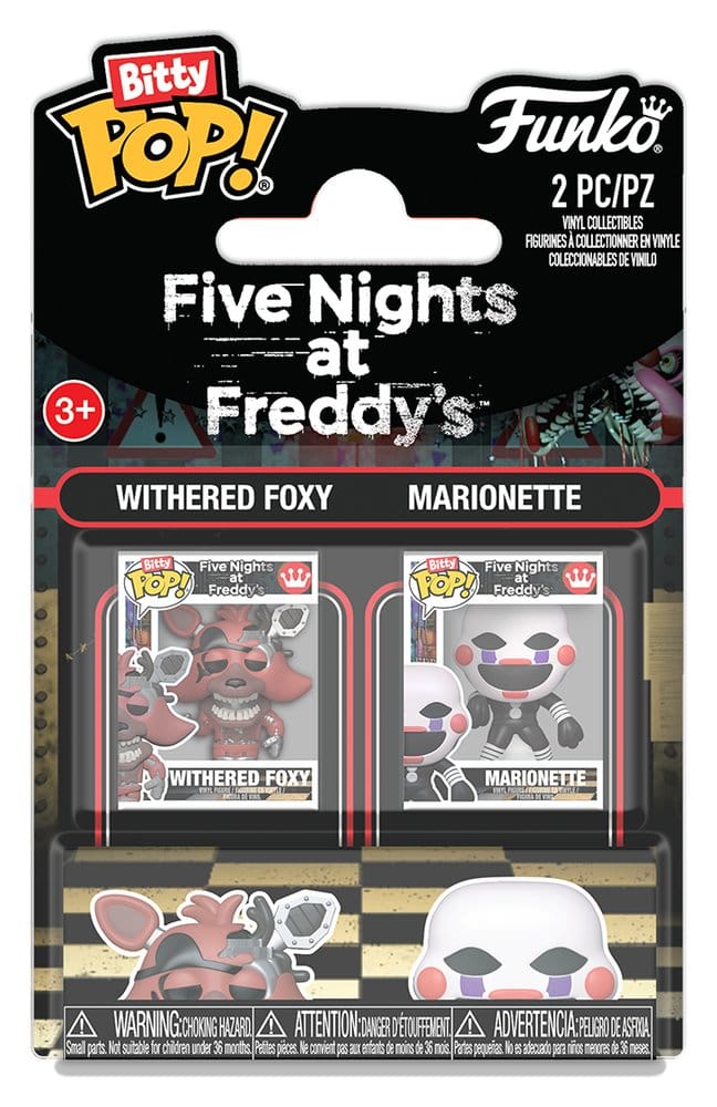 Five Nights at Freddy's 2er-Pack Withered Foxy & Marionette Bitty POP! Vinyl Figuren