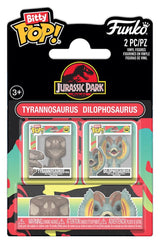 Jurassic Park 2er-Pack Tyrannosaurus Fossil & Dilophosaurus Bitty POP! Vinyl Figuren