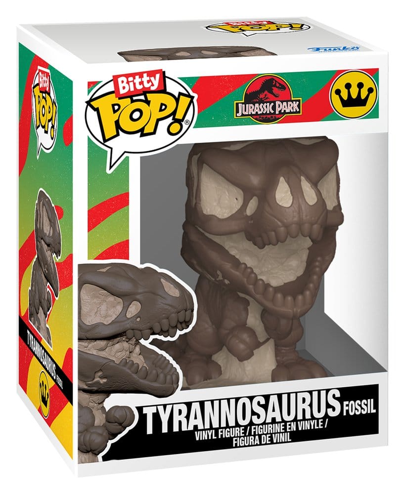 Jurassic Park 2er-Pack Tyrannosaurus Fossil & Dilophosaurus Bitty POP! Vinyl Figuren