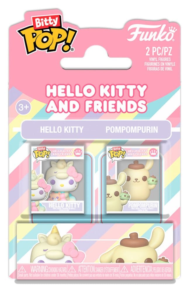 Sanrio 2er-Pack HK & PomPom Bitty POP! Vinyl Figuren